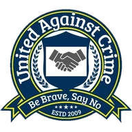 United Against Crime seal: Be Brave, Say No, established 2009